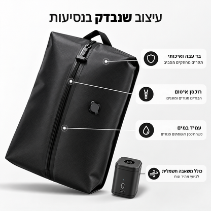 רוכסן איטום ושסתום ואקום של תיק Zemulo